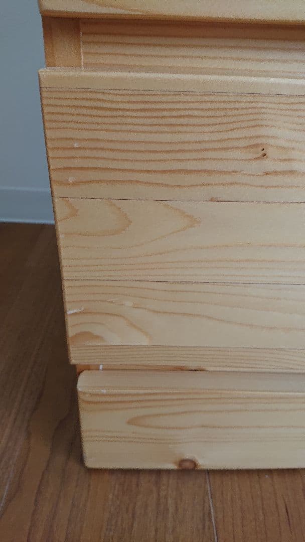 無印良品 パイン材 チェスト 4段