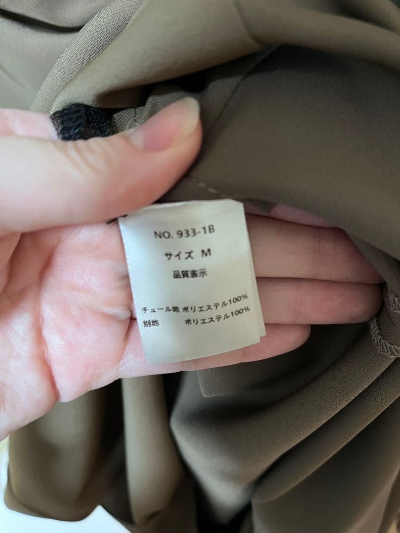 niana オケージョンドレス　ベージュ