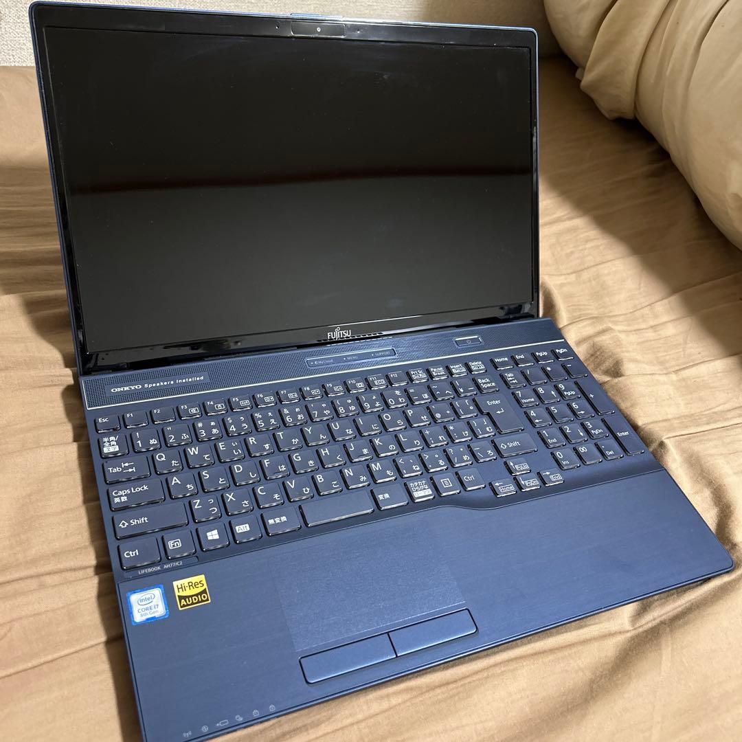 富士通 LIFEBOOK AH77/C2 起動確認済み 初期化済