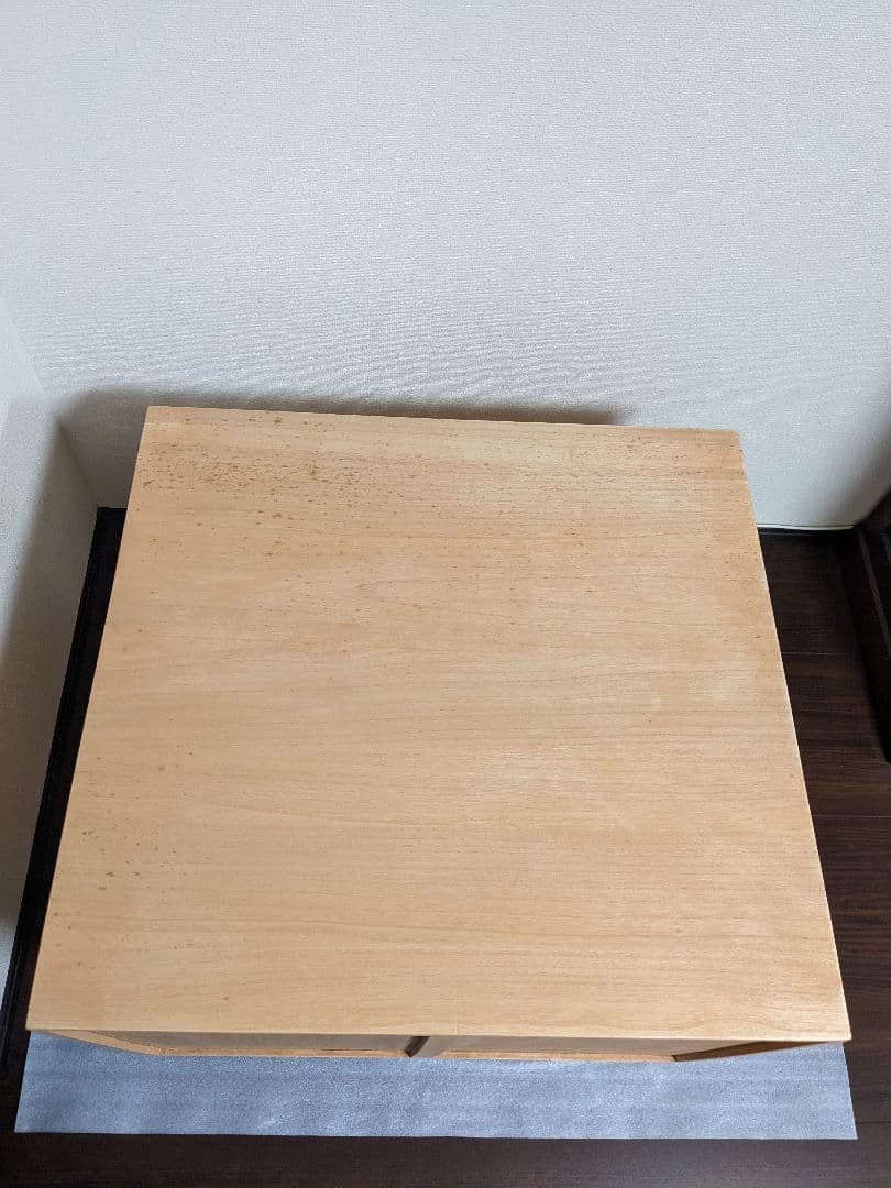 押入れ収納 総桐タンス　引出し3段4個 天然木(桐無垢材）キャスター付き