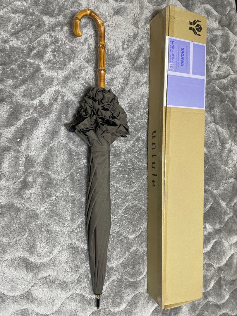 untule ラージサイズ　(60cm)フリル　ダークグレー