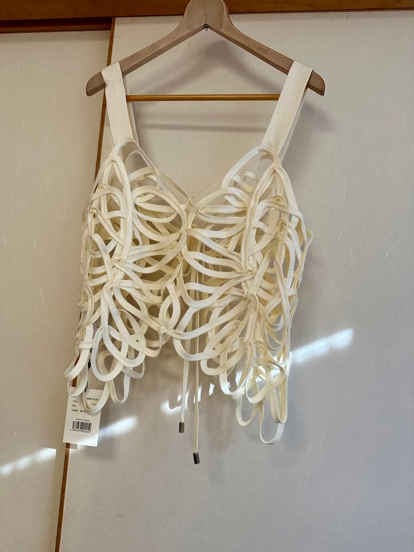 トップス eaphi EMBROIDERY CORD VEST