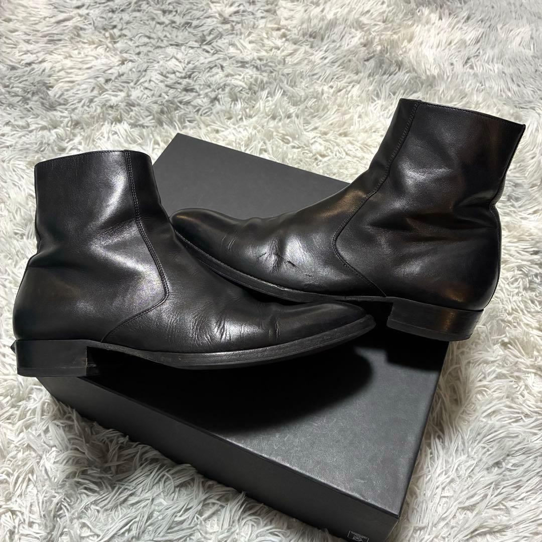 【良品】SAINT LAURENT PARIS 本革 サイドジップ 41