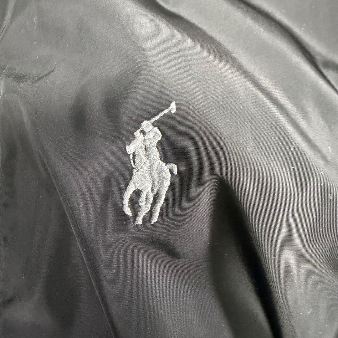 【近年モデル】ポロラルフローレン　ダウン　ナイロン　ジャケット　ブラック　XS