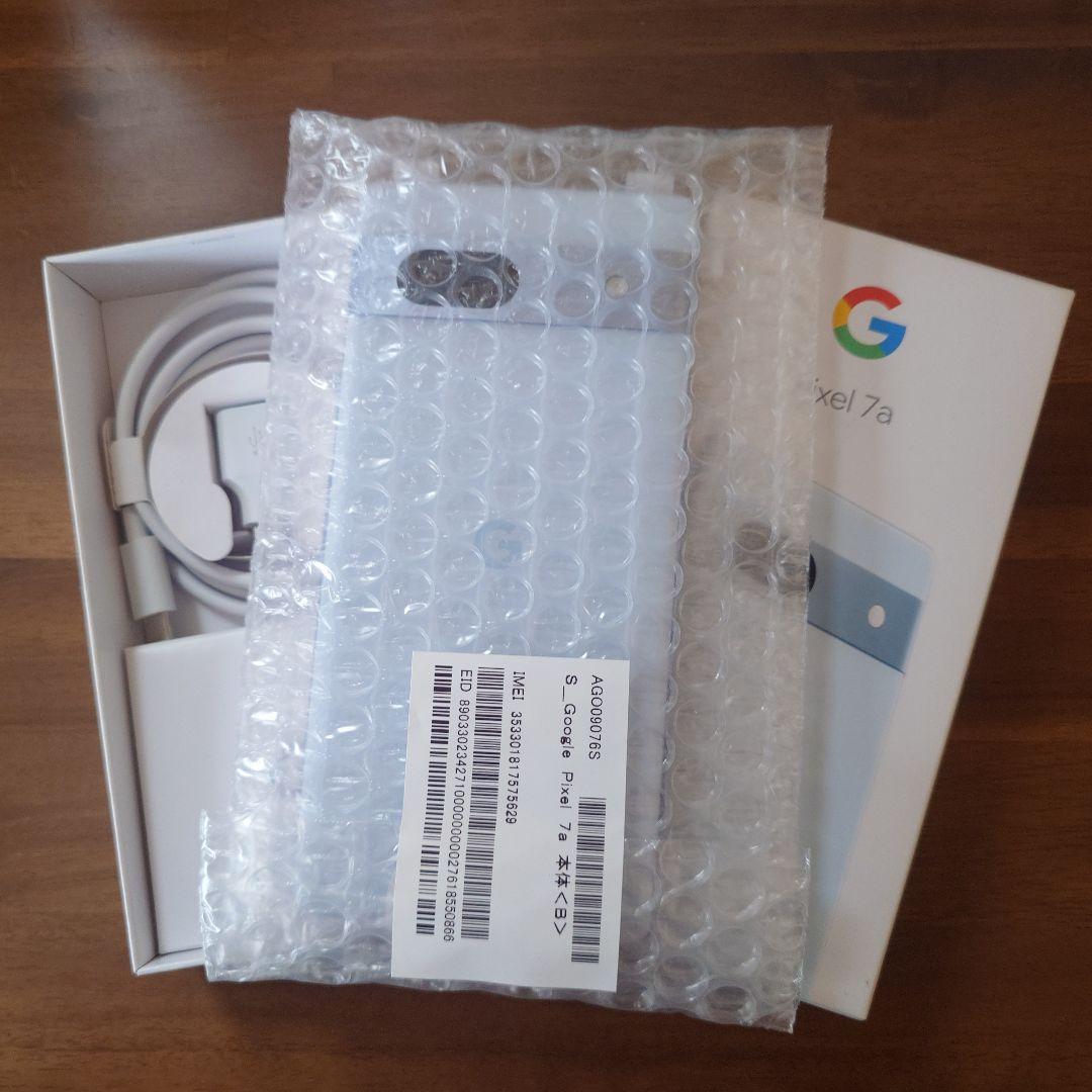 GooglePixel7a　グーグルピクセル7a　ドコモ　リフレッシュ品　未使用