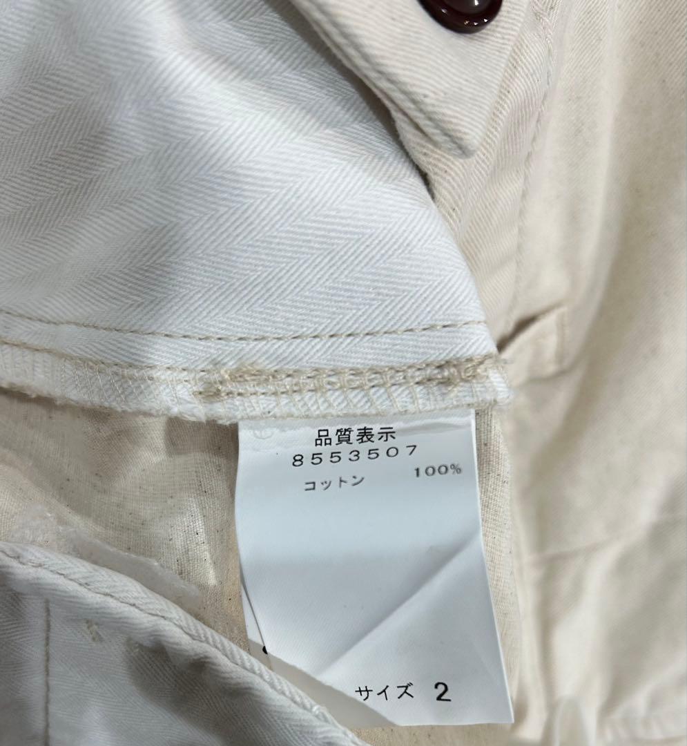 ゆみこ　未着用　Le Melange ロゴプリントチノパン