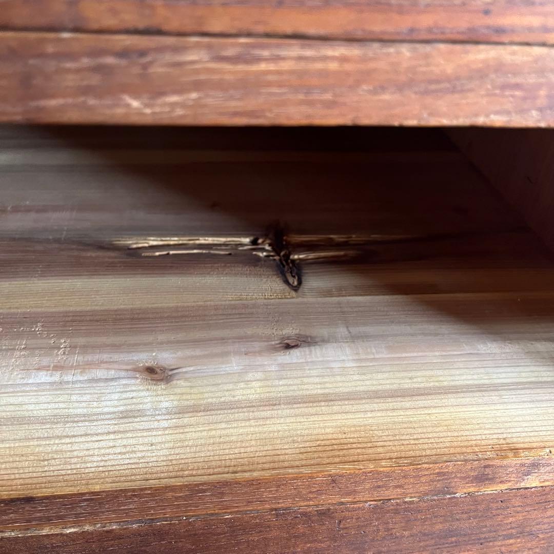 アンティーク 3段 タンス チェスト テレビ台 ローボード 展示台 無垢材