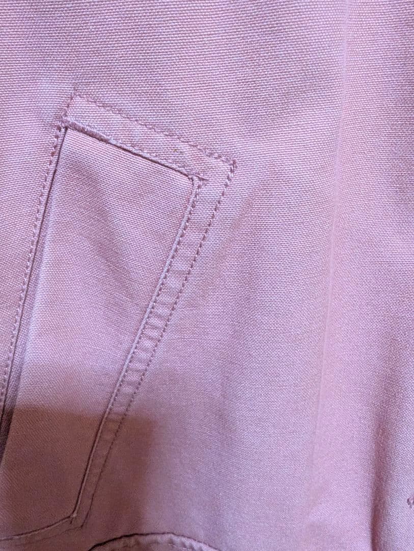 L.L.Bean フィールドコート サーモンピンク コーデュロイ襟付き