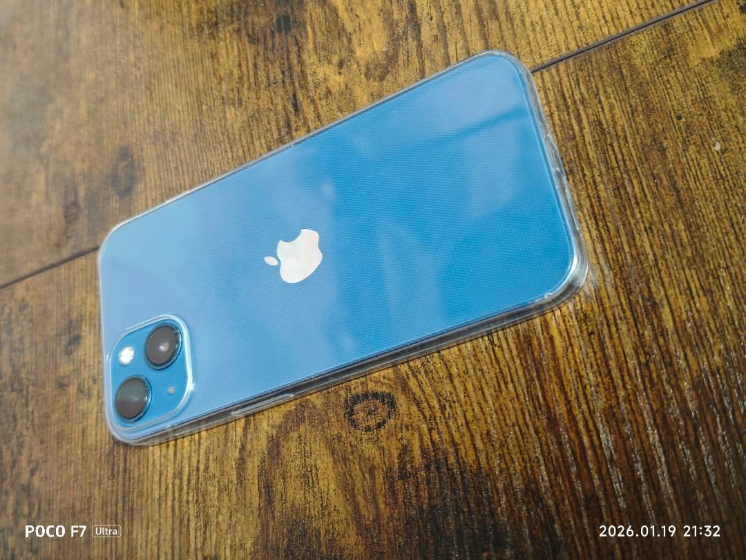 コメント大歓迎！SIMフリーiPhone13 128GB 液晶＆バッテリー新品！