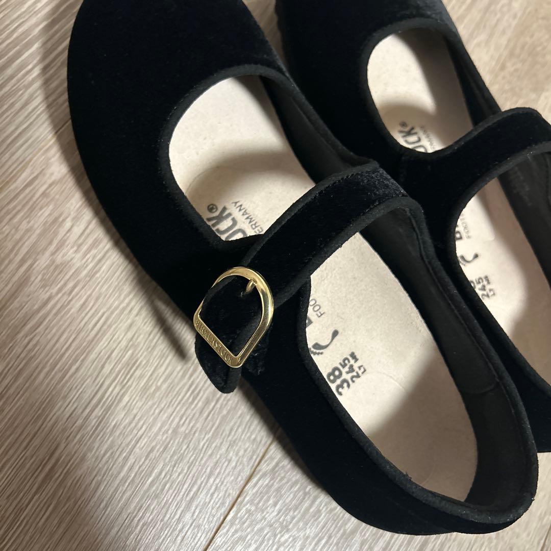 BIRKENSTOCK santa clarita ブラック38(24.5cm)