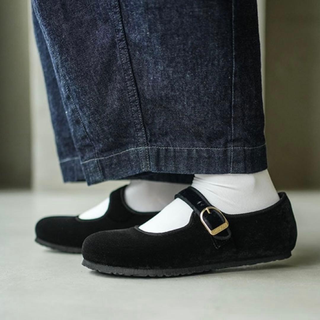 BIRKENSTOCK santa clarita ブラック38(24.5cm)