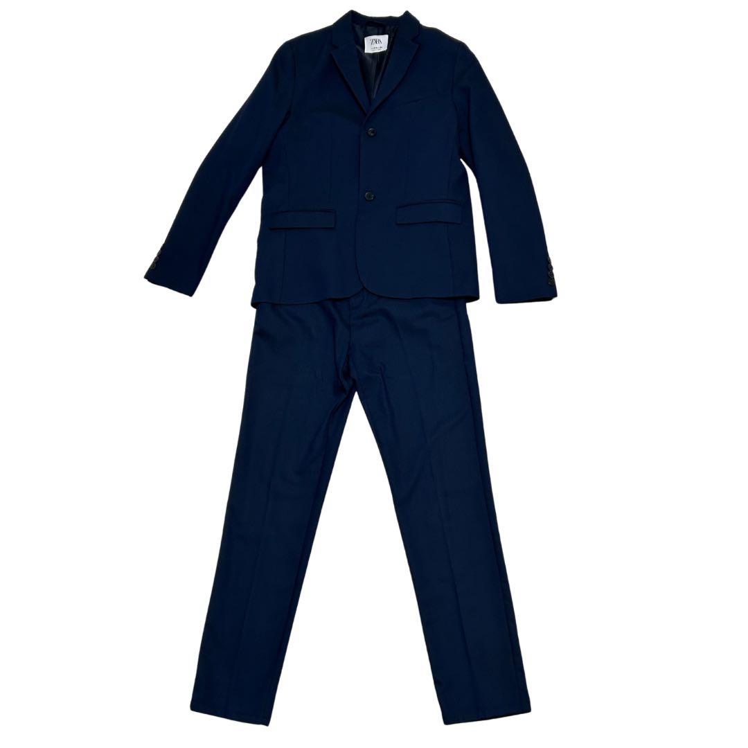 ZARA スーツ　164 ネイビー