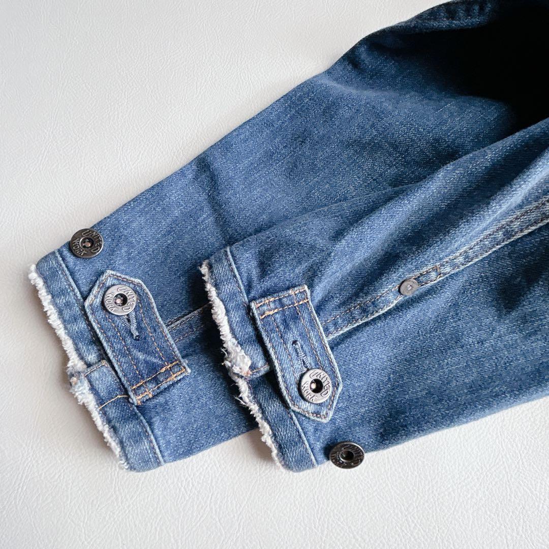 Spick&Span ⿻ 5 1/2 デニムジャケット ワイド フレームワークス