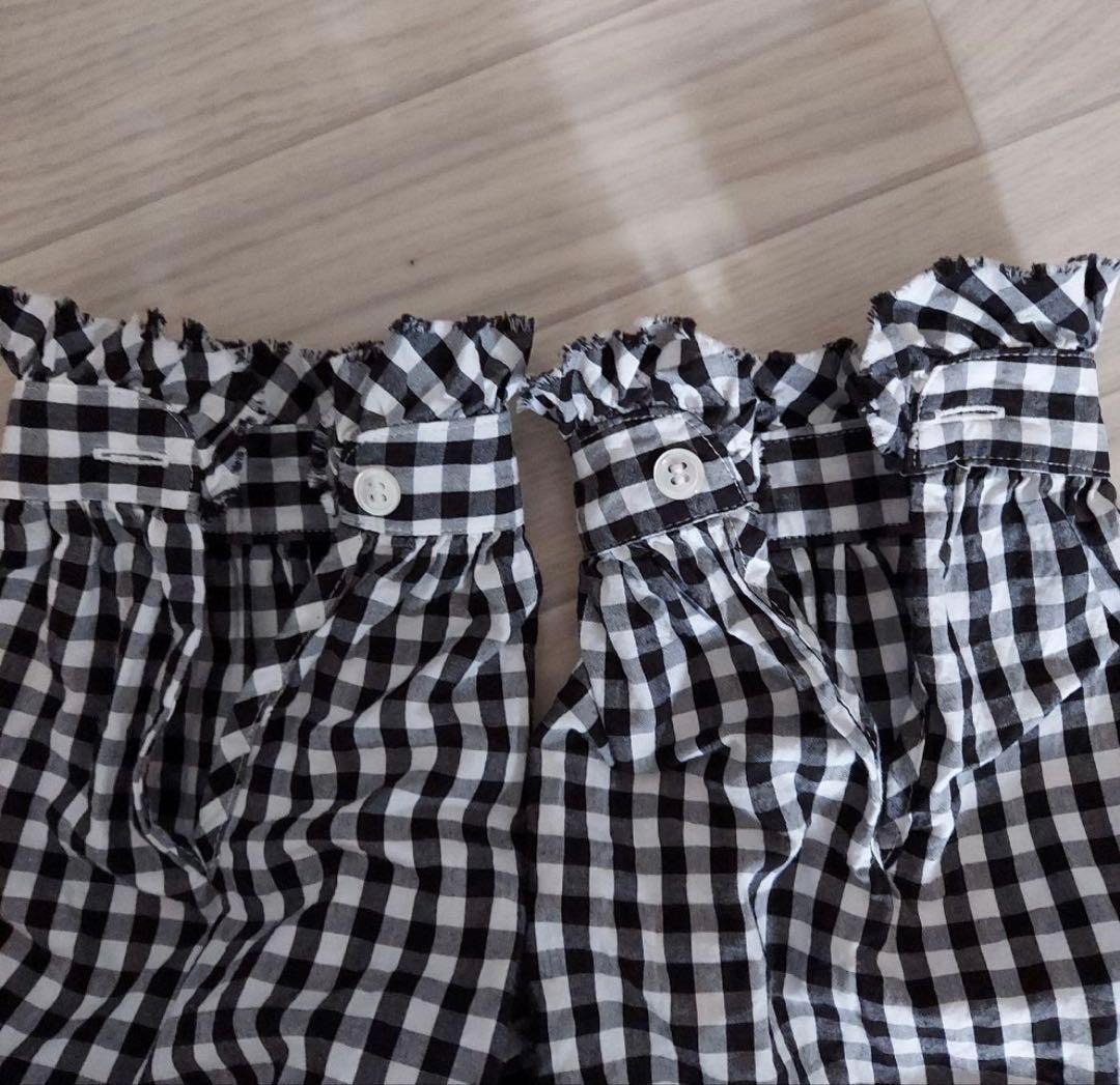 journal standard luxe ギンガム　ブラウス ブラック