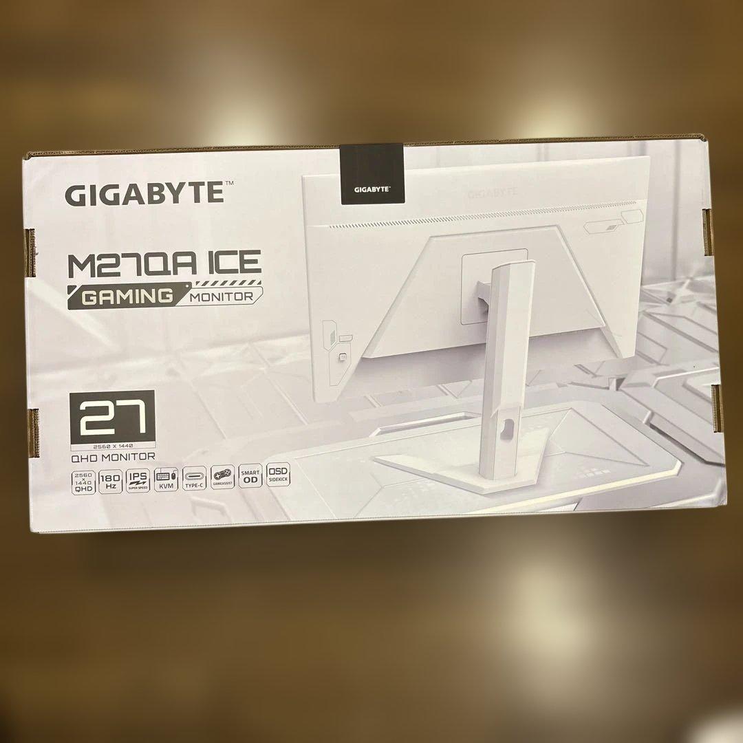 新品未開封GIGABYTE M270A ICE ゲーミングモニター 27インチ