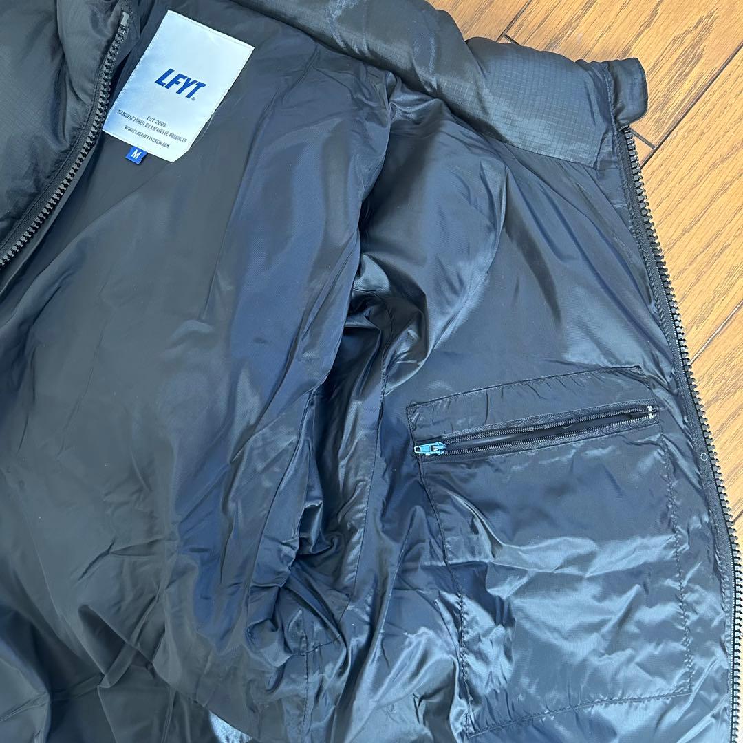 【人気】Lafayette LFYT ダウンジャケット 黒 ブラック M