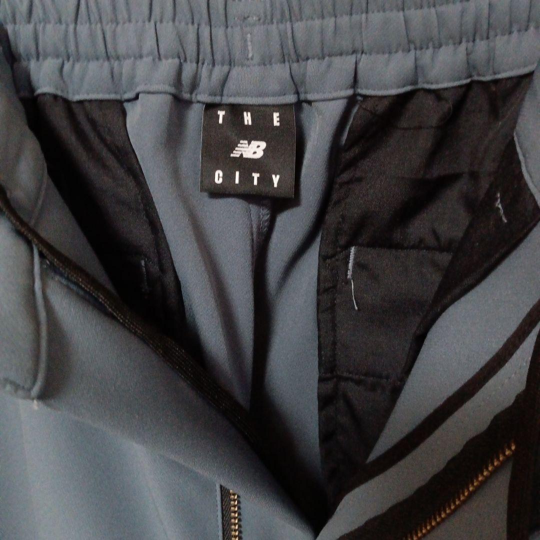 ニューバランス セットアップ　ノーカラージャケット&パンツ グレー