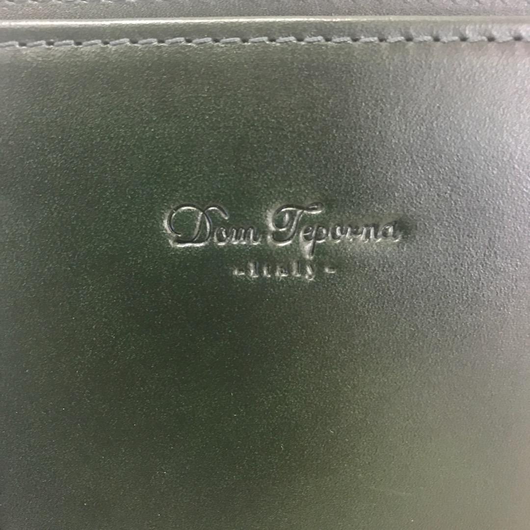 【美品】ドンテポーナ ビジネス 本革 A4可 ショルダー