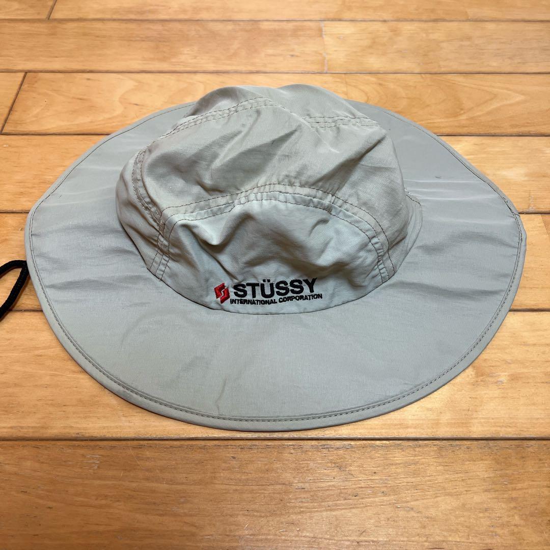 ステューシー サンブレロ ハット 古着 帽子 サファリハット 90s