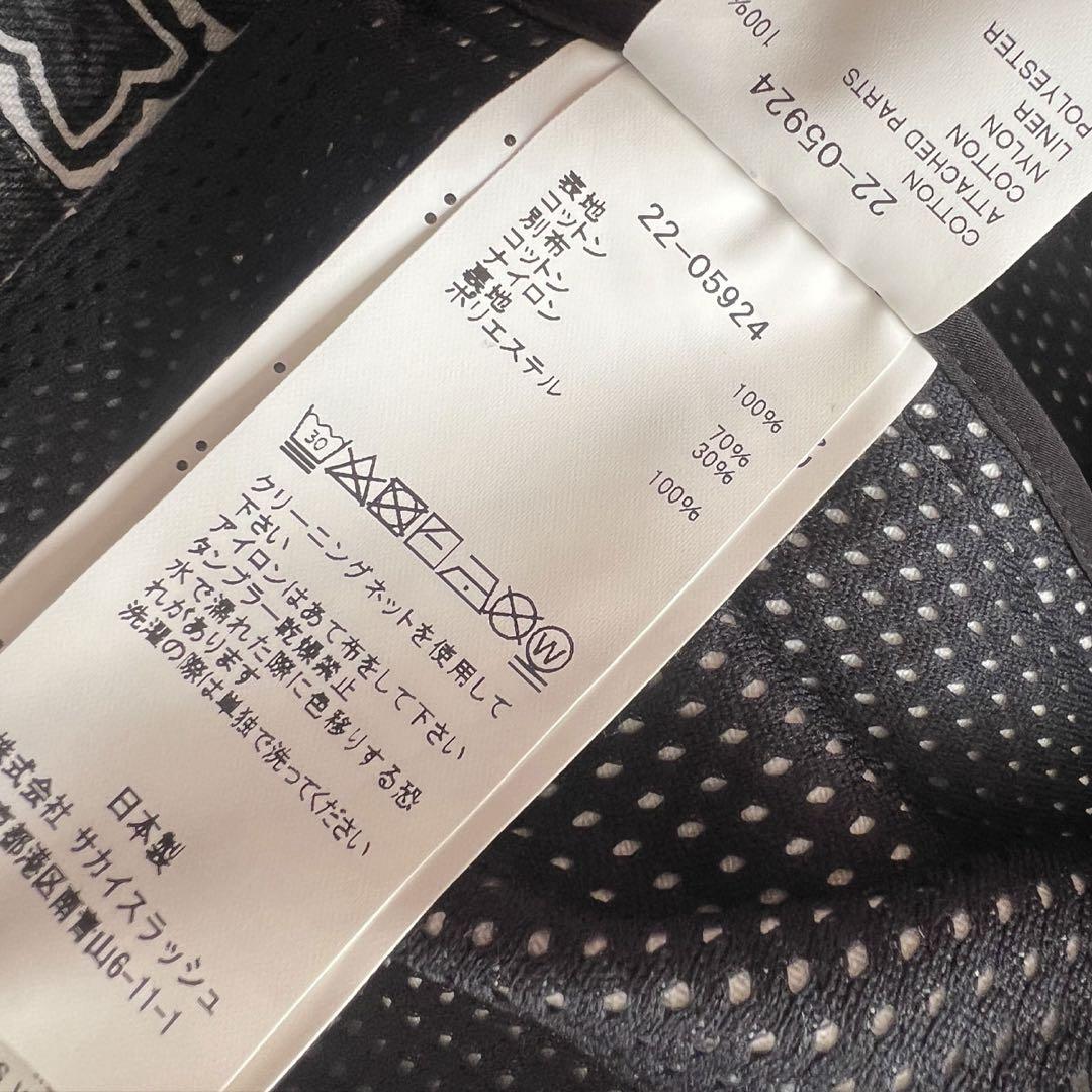 sacai 未使用　サカイ バンダナプリントブルゾン