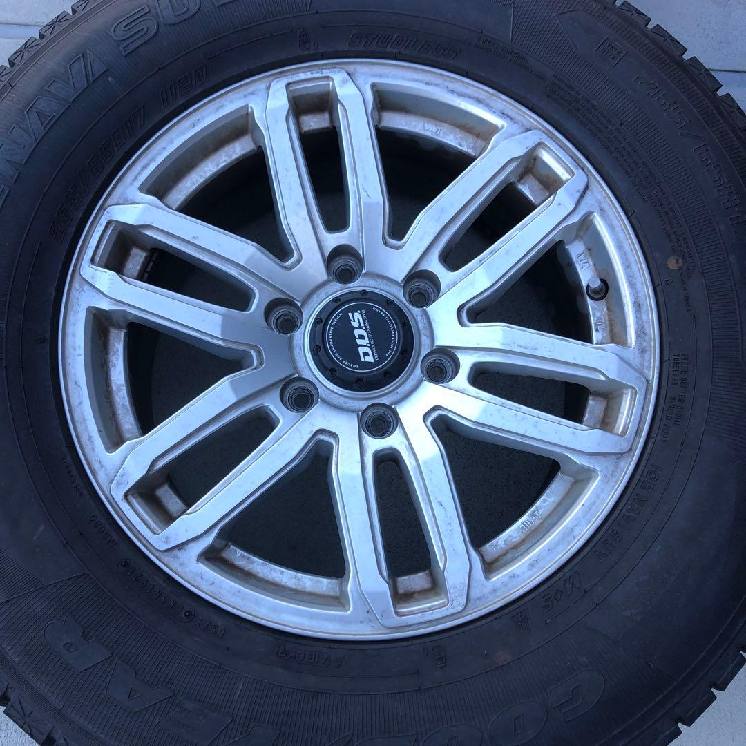 150プラド FJクルーザー ハイラックス 265/65r17 スタッドレス4本