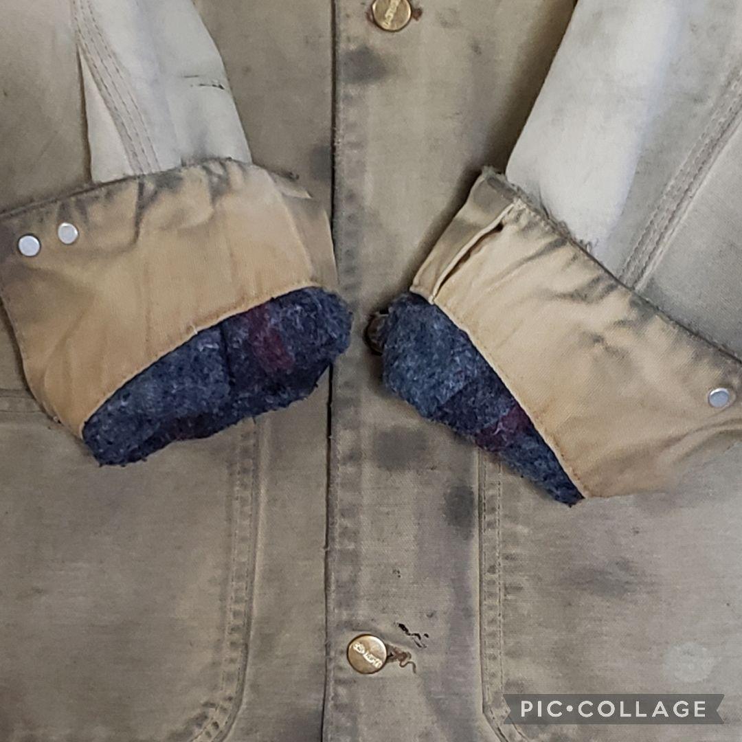 Carhartt　ミシガンチョアコート　裏ブランケット　襟コーデュロイ　ダック地