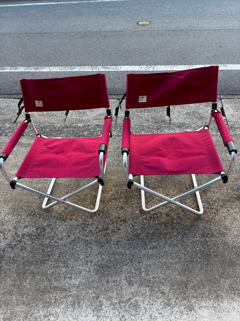 スノーピーク FDフォールディングチェアワイド 2脚セット（シート高310mm）