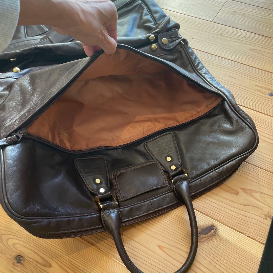 【Porter】吉田カバン ブラウンレザー 2way ボストンバッグ