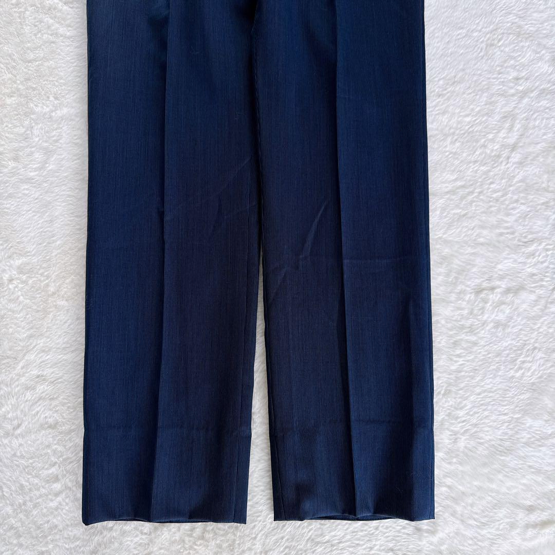 【ビームスハート】スーツ 3ピース マーティンソン生地 ネイビー 48サイズ