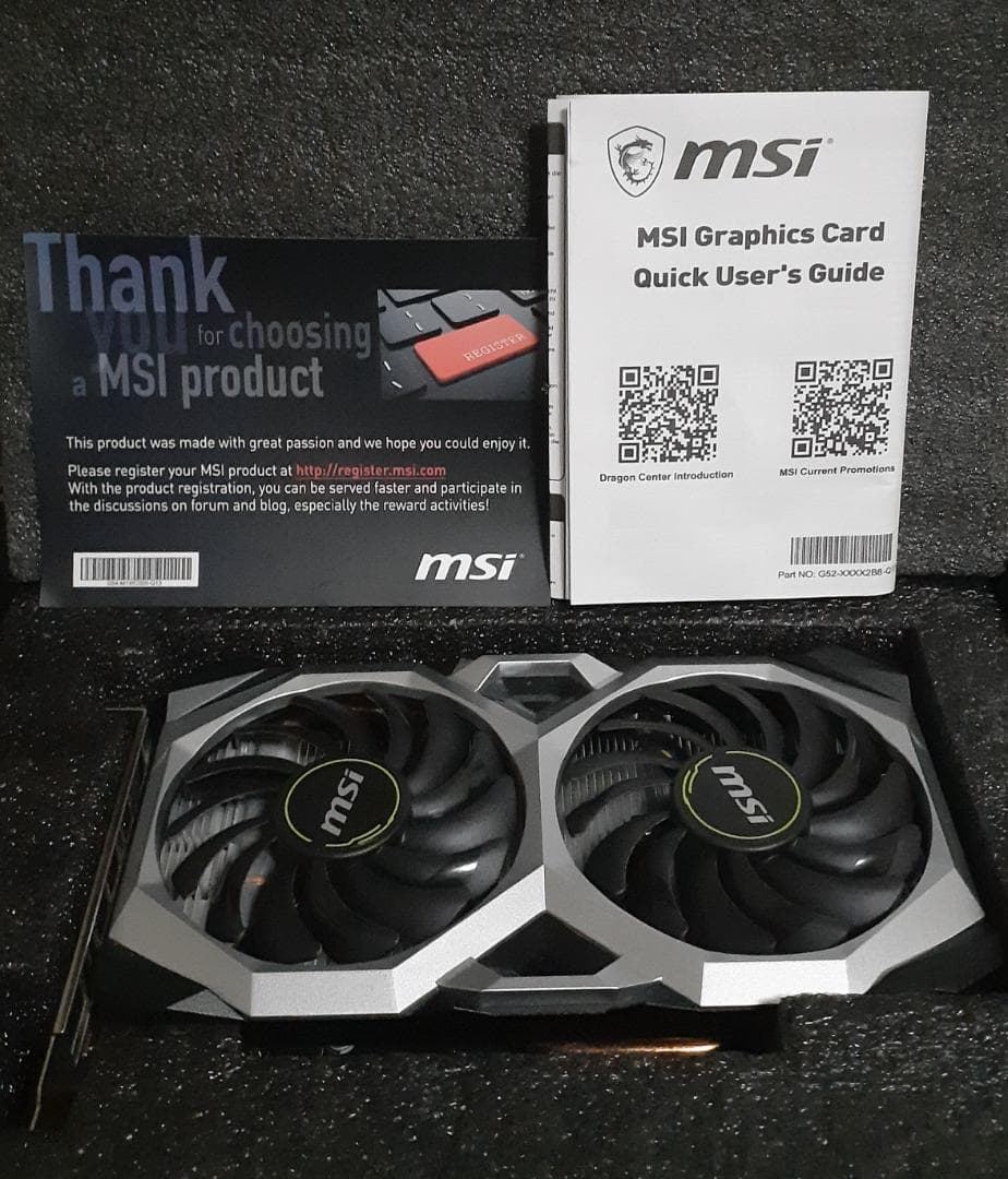 MSI GeForce GTX 1660 SUPER 6GB 化粧箱付き