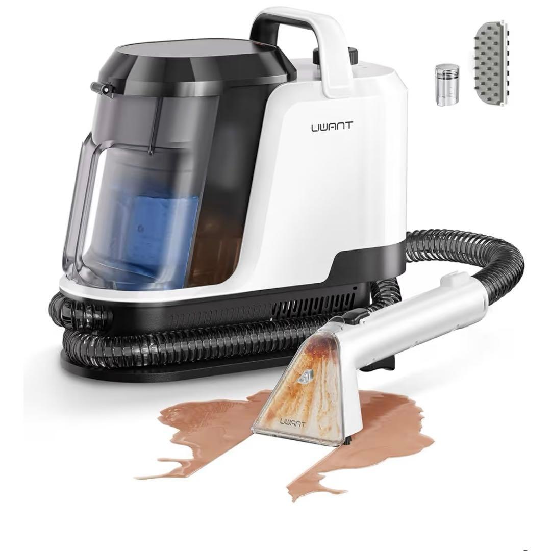 業務用レベルの洗浄力】リンサークリーナー 16000Pa超強吸引力 カーペット