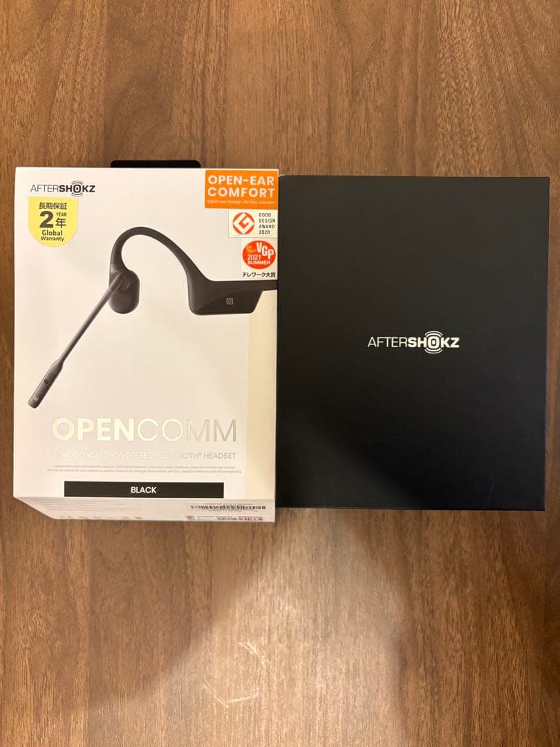 ★ほぼ未使用★ AFTERSHOKZ OPENCOMM ブラック