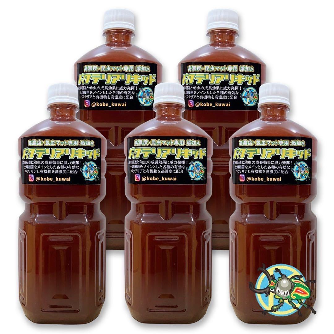 ［大人気商品］高濃度バクテリアリキッド1L ×5本　 ホログラムステッカー付