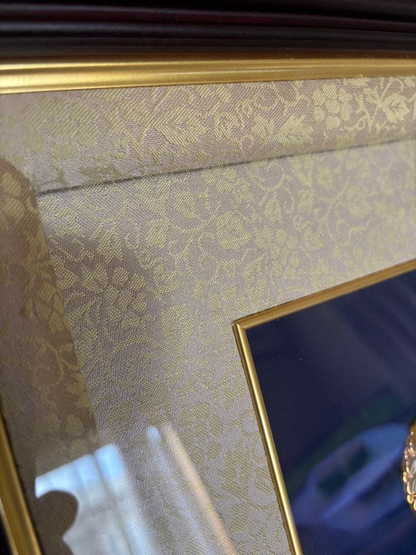 勲三等瑞宝章 勲記 額縁のみ 木製枠 勲章額 叙勲額