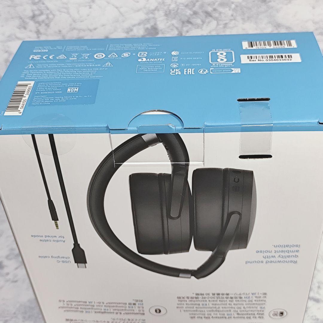 【新品】Sennheiser HD450BT ワイヤレスヘッドホン ブラック 黒