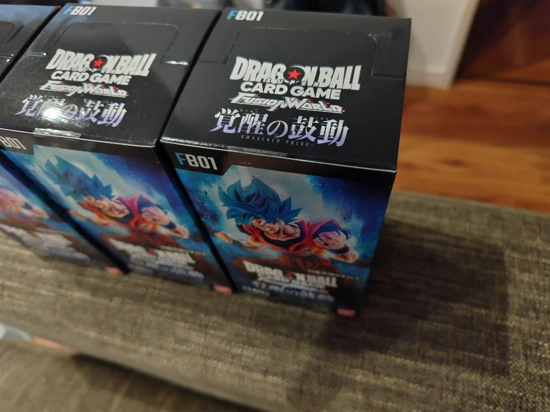 ドラゴンボール　覚醒の鼓動　テープ付き　３box