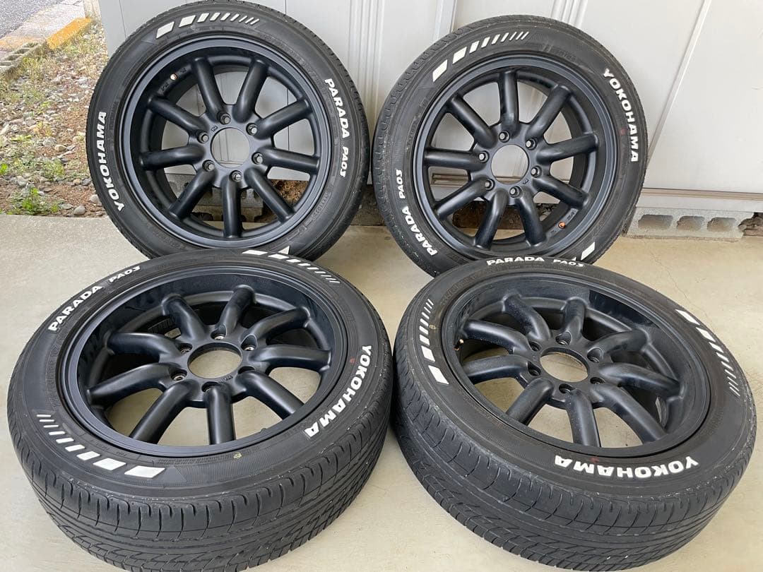 【kasai】ファブレスヴァローネMC-9 18インチ タイヤホイール4本