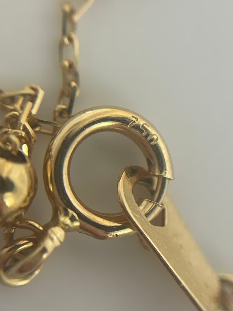 ましろ様:::K18 ネックレス ローズクォーツ ハート ダイヤモンド　バレンタ