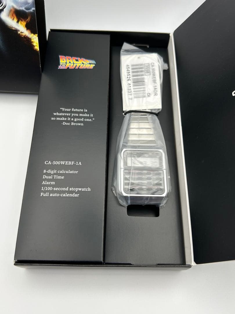 時計 CASIO BACK TO THE FUTURE CA-500WEBF-1A