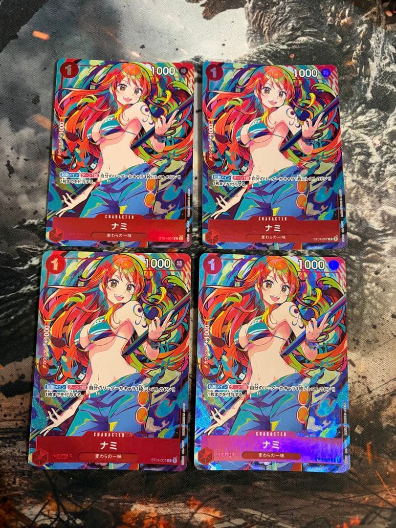 ワンピースカード ナミ ストレージボックス 4枚
