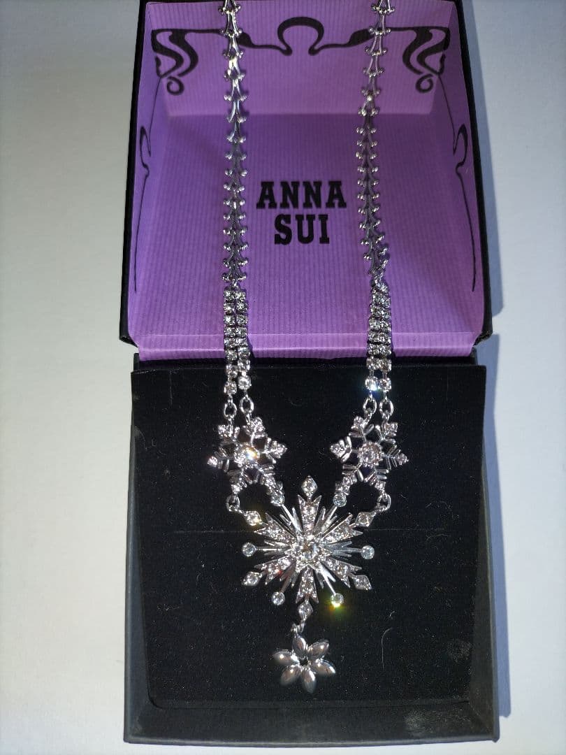 ✨ANNA SUI 雪の結晶ネックレス ✨