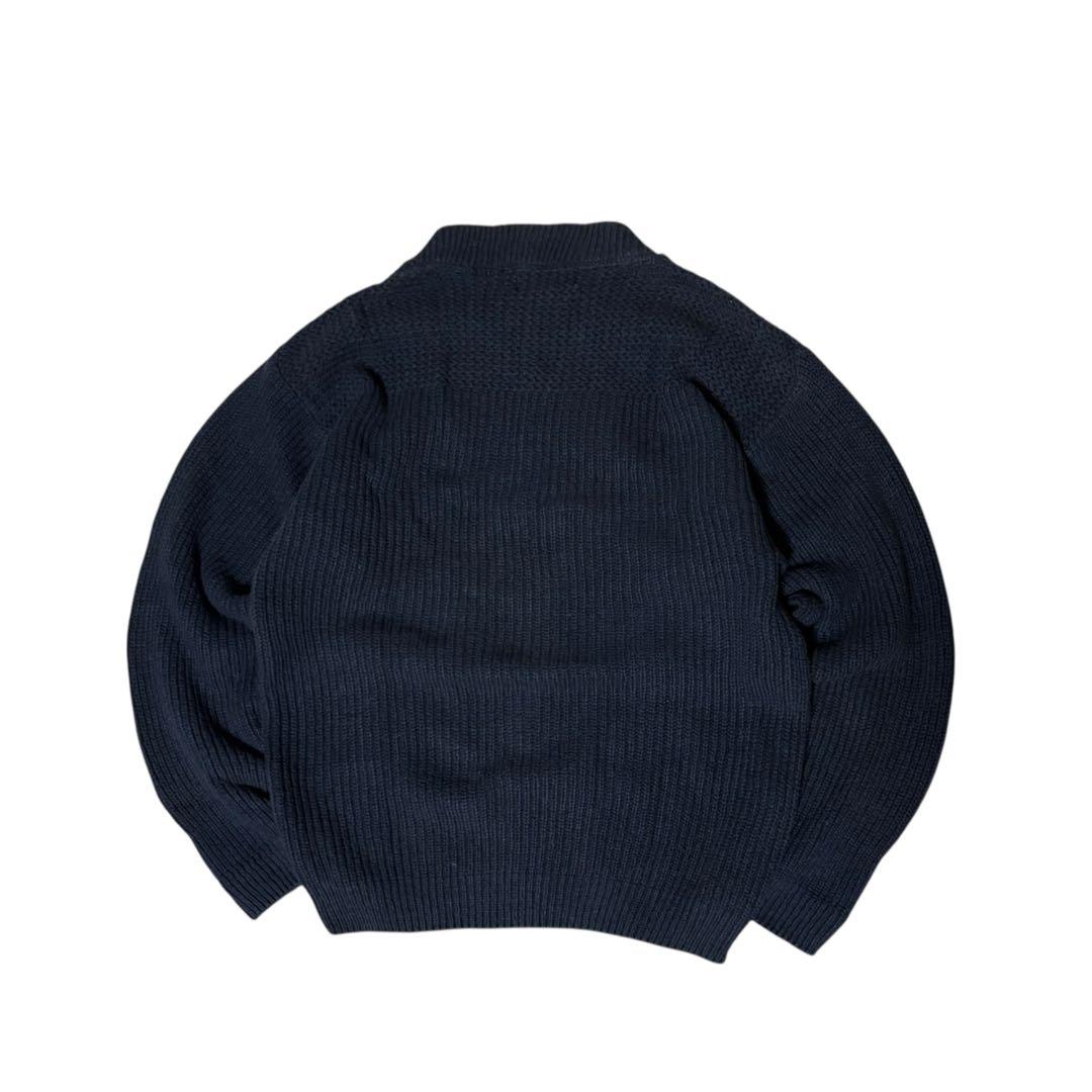 90s Eddie Bauer ヘンリーネック　コットンニット