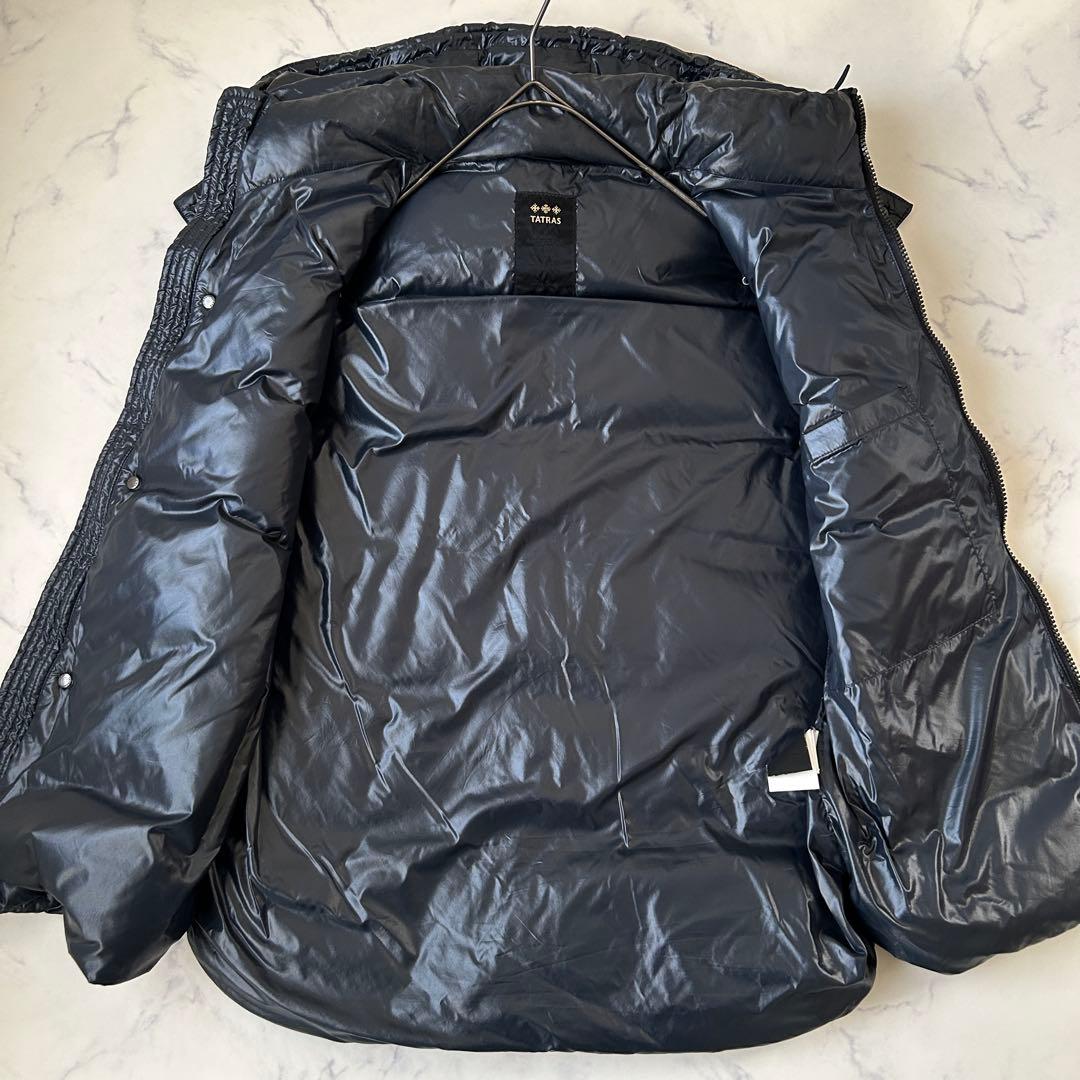 タトラス キルティング ダウンベスト ワッペン 刺繍ロゴ 03