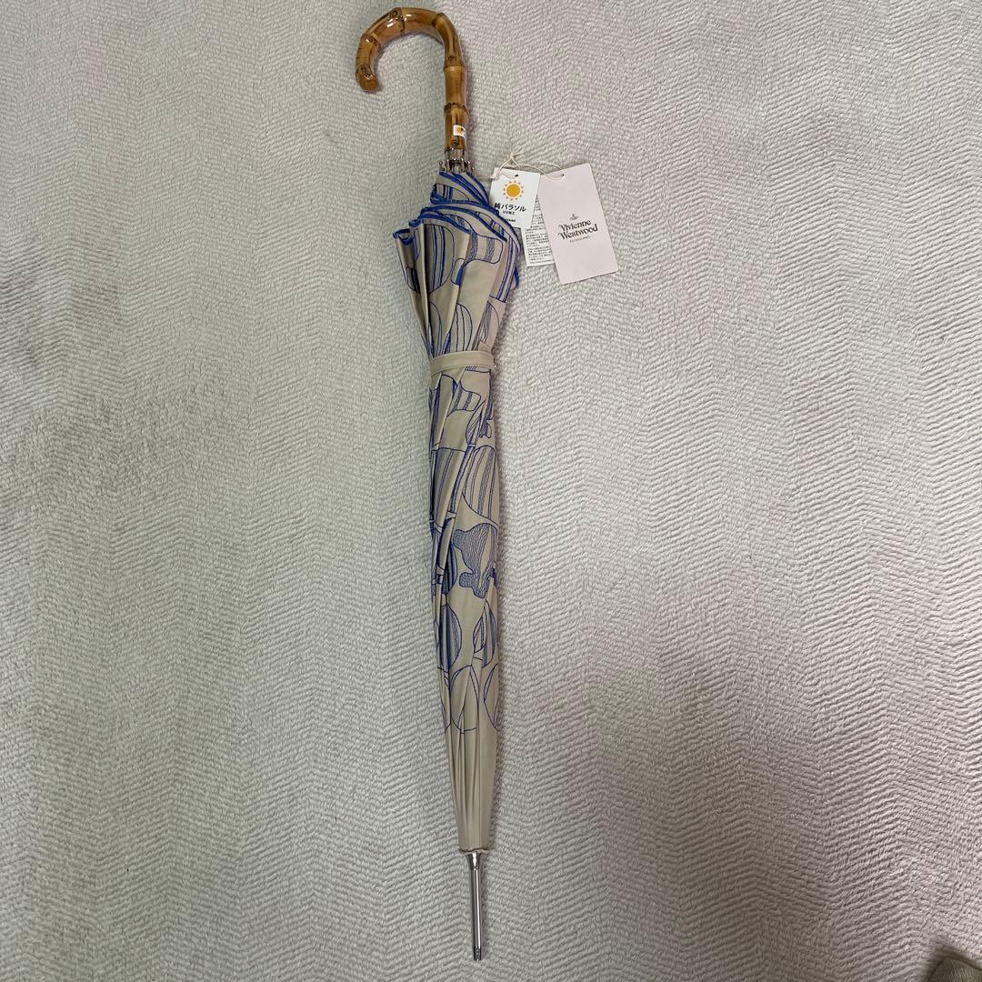 未使用に近い！Viviennewestwood パゴダ型　純パラソルUV加工