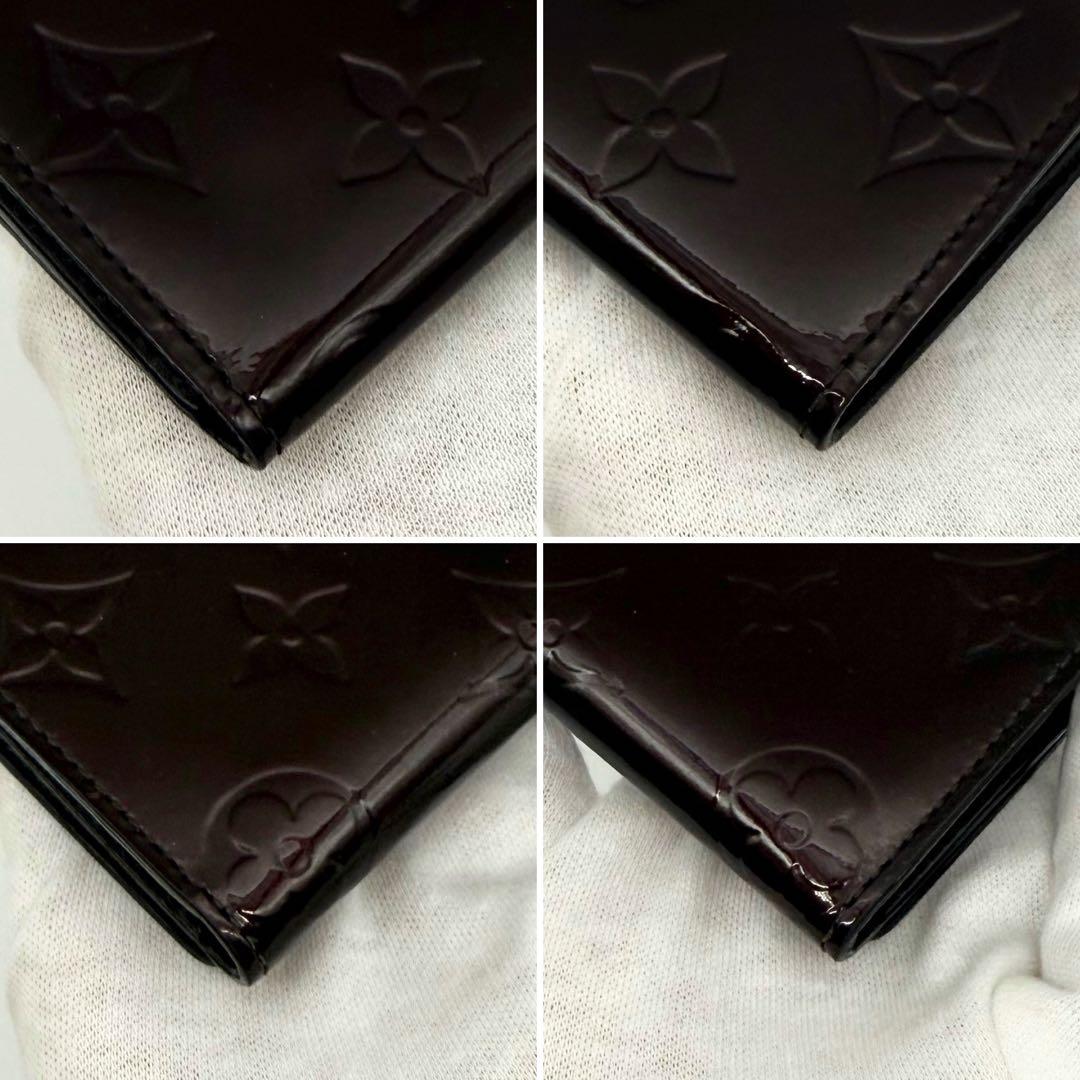 ✨極美品✨ルイヴィトン ヴェルニ 名刺カード入れ ヴィジット アマラントボルドー