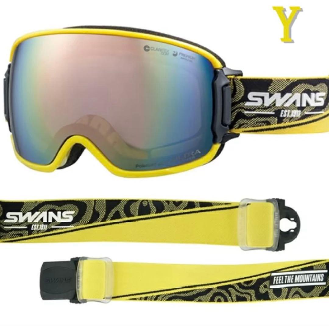 新品未使用　SWANS スノーゴーグル　スワンズ　スノーボード調光レンズG128