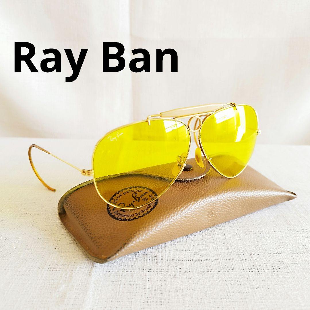 希少✨レイバン　ボシュロム　カリクローム　シューター　イエロー　ヴィンテージ