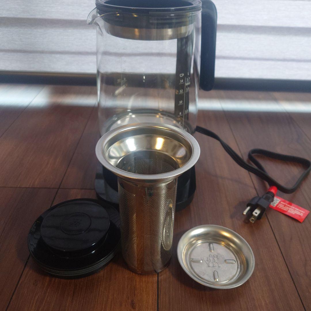 日本未発売色　ZWILLING ヨーロピアン電気ケトル ブラック 1.7Lポット