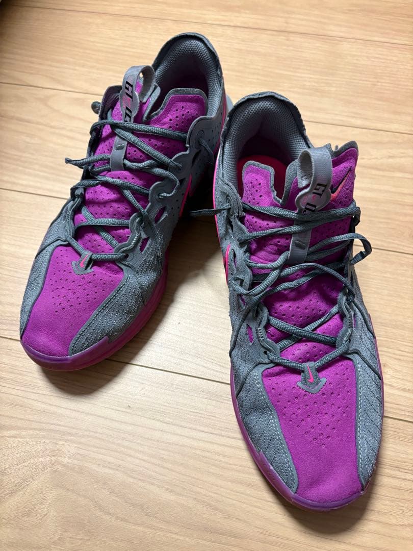 GTカット3 NIKE バスケットボールシューズ 紫/グレー