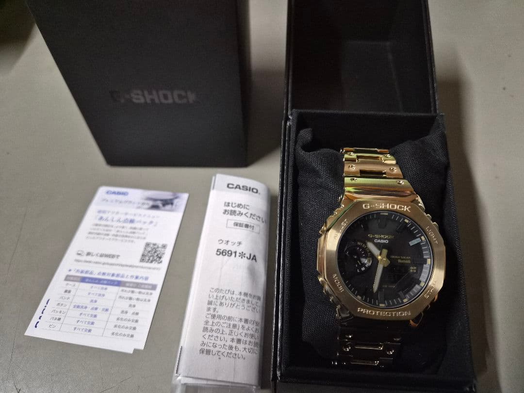 【新品・未使用・保証書有】G-SHOCK GM-B2100GD-9AJF